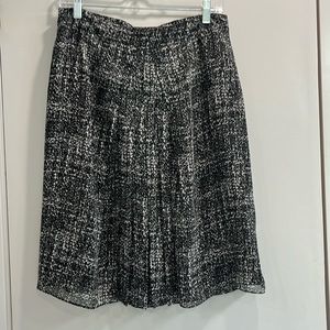 Black Pleated Skirt